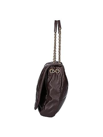 Saint Laurent Yves Saint Laurent SAINT LAURENT PARIS 25AW 805859 Jamie 4.3 Nappa Lambskin Metal Cassandra Logo Quilted Stitch Maxi Chain Shoulder Bag Dark Brown Gold Hardware Women's (view 2)