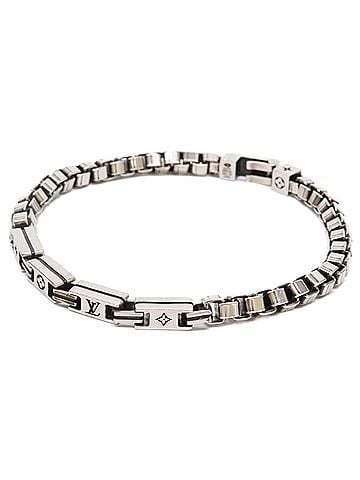 Louis Vuitton LOUIS VUITTON Ag925 M1149L Bracelet - LV Tailor L Silver Men's (view 1)