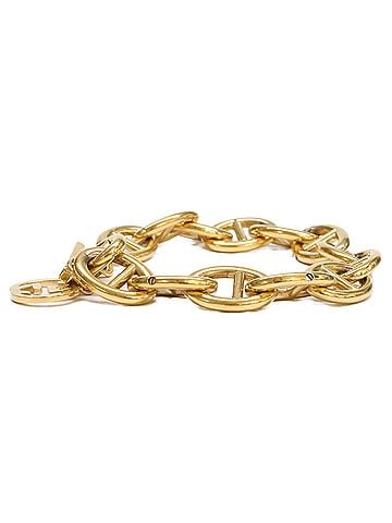 Gucci GUCCI GG Anchor Chain Bracelet, Tom Ford Era, Gold, Women's (view 2)
