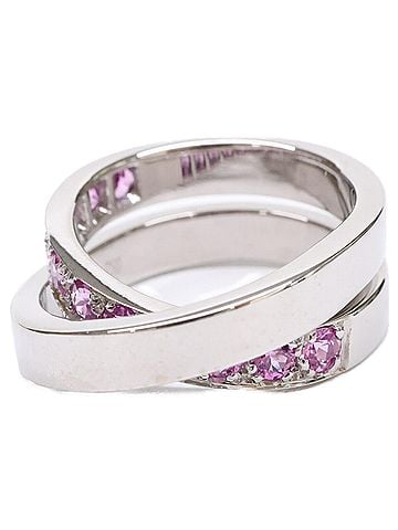 Cartier Cartier Paris Ring, 750WG Pink Sapphire, White Gold, Refurbished, Women's (view 2)