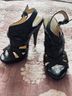 Calvin Klein 100% Leather Black Heels Size 6 - photo 3