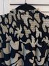 NIC and ZOE Plus 100% Polyester Print Blue White Long Sleeve Blouse Size S - photo 7