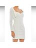 Mac Duggal 100% Polyester Solid White Cocktail Dress Size 2 - photo 4