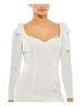 Mac Duggal 100% Polyester Solid White Cocktail Dress Size 2 - photo 3