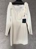 Mac Duggal 100% Polyester Solid White Cocktail Dress Size 2 - photo 5