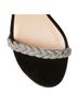 Stuart Weitzman 100% Velvet Black Heels Size 7 1/2 - photo 2