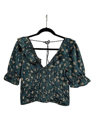 Free People Field Of Roses Short Sleeve Blouse (view 1)
