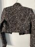 Theory Tweed Burgundy Brown Jacket Size 4 - photo 6