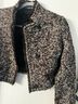 Theory Tweed Burgundy Brown Jacket Size 4 - photo 5