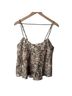 Spell 100% Linen 100% Cotton Leopard Print Tan Multi Color Tank Top Size S - photo 1