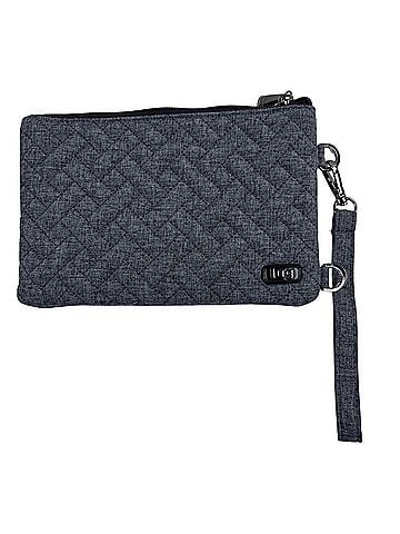 Lug quilted peekaboo Wristlet (view 1)