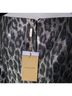 Michael Kors Collection Animal Print Silver Black Blouse Size 12 - photo 10