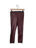 SPRWMN 100% Lambskin Brown Red Leggings Size S - photo 1
