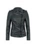 Muubaa 100% Leather Green Jacket Size 2 - photo 6
