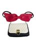 Betsey Johnson 100% Polyurethane 100% Polyester Solid Graphic Red Black Shoulder Bag One size - photo 1