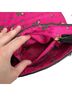 Betsey Johnson 100% Polyurethane 100% Polyester Solid Graphic Red Black Shoulder Bag One size - photo 8