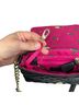 Betsey Johnson 100% Polyurethane 100% Polyester Solid Graphic Red Black Shoulder Bag One size - photo 11