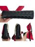 Betsey Johnson 100% Polyurethane 100% Polyester Solid Graphic Red Black Shoulder Bag One size - photo 12
