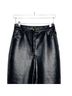 Wilfred 100% Polyurethane 100% Nylon Solid Black Faux Leather Pants Size 8 - photo 5