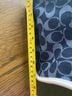 Coach Print Blue White Leather Tote One size - photo 7