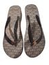 Tory Burch Graphic Blue White Flip Flops Size 10 - photo 2
