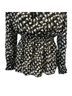 Theory Print Black White Long Sleeve Silk Top Size S - photo 6