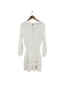 Devotion Twins 100% Cotton Floral White Ivory Tan Casual Dress Size S - photo 2