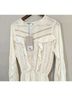 Devotion Twins 100% Cotton Floral White Ivory Tan Casual Dress Size S - photo 8
