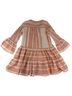 Devotion Twins Graphic Orange Casual Dress Size S - photo 2
