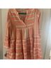 Devotion Twins Graphic Orange Casual Dress Size S - photo 8