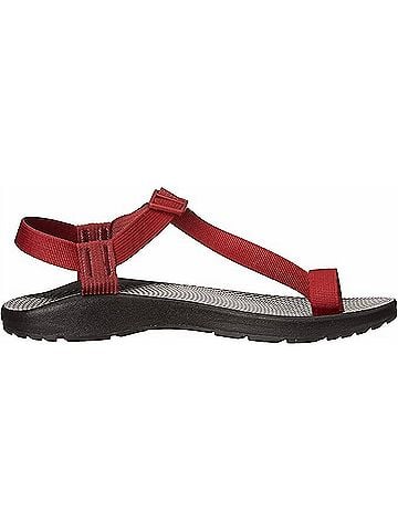 Chaco Women's Bodhi Crossstrap Sandal in Rhubarb (view 1)