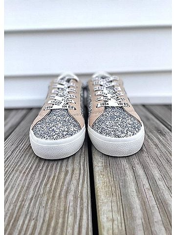 Vintage Havana Women's Glitter Low Top Sneakers (view 2)