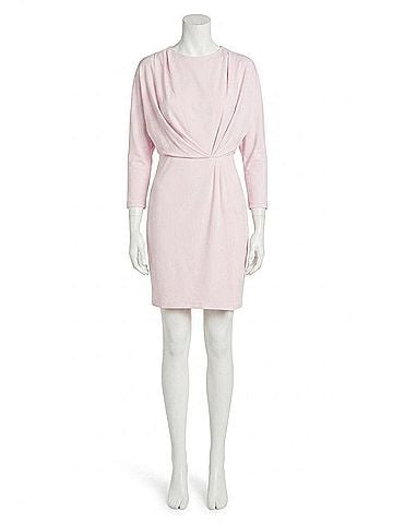 SIMKHAI Tasha Draped Mini Dress in Cherry Blossom (view 1)