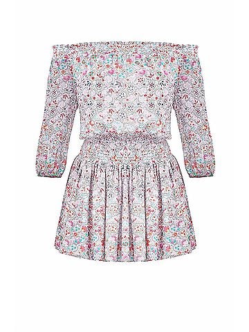 Shoshanna Rita Mini Dress in Multicolor (view 1)