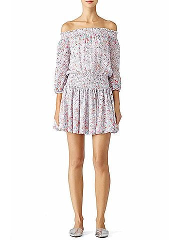 Shoshanna Rita Mini Dress in Multicolor (view 2)