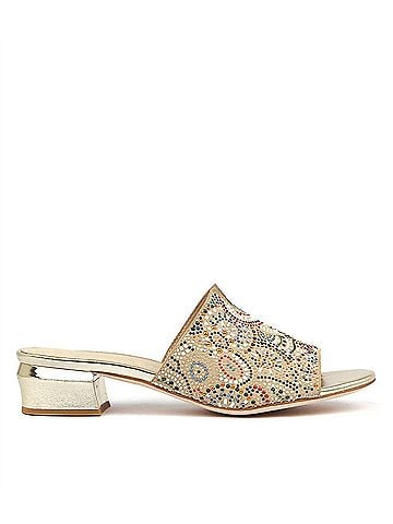 Django & Juliette Women's Tammy Sandals in Beige Suede (view 1)