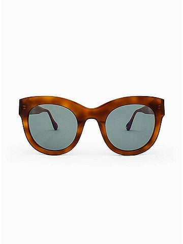 APERCU Women's Le Chat Sunglasses in Cognac 01 (view 2)