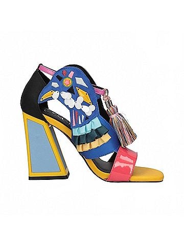 exe Women's Dominic High Heel Sandal in Coral (view 1)