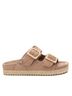 XTI Brown Women's Flat Sandals Size 8 - photo 1
