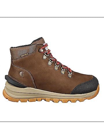 Carhartt Boots Women's Gilmore 5 Waterproof Alloy Toe Work Hiker Fh5556-W in Brown (view 1)