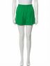 Entro Solid Green High Waisted Shorts Size M - photo 1