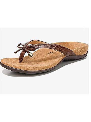 Vionic Women's Rest Bella Slipper in Brown (view 2)