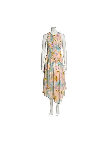 Steve Madden Women's Mareena Midi Dress in Pink (view 1)