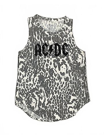 Chaser Acdc Animal Print Tank Top in White Cheetah (view 1)