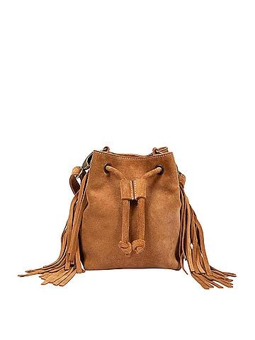 Penelope Chilvers Women's Mini Fringe Suede Bag (view 1)