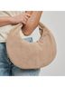 Moda Luxe Solid Brown Farrah Suede Shoulder Bag One size - photo 4