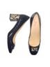 Kara Mac Black Women Perfect Pump - Python Emma Heel Size 9 1/2 - photo 2