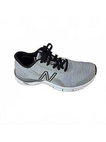 New Balance Women's 711 V3 Heathered Trainer Shoes in Grey (view 1)