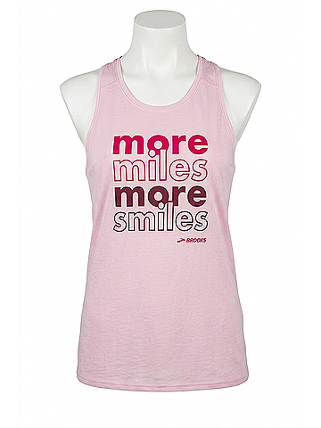 Brooks Distance Tank 2.0 Top in Quartz/More Miles (view 1)