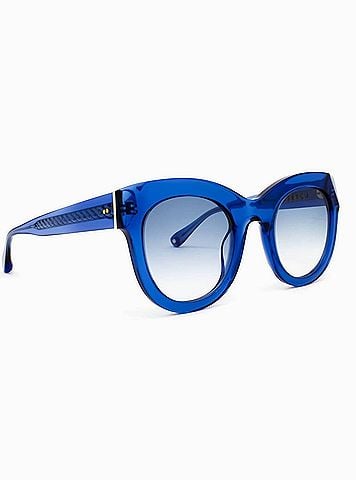 APERCU Women's Le Chat Cat-Eye Sunglasses in Marine (view 1)
